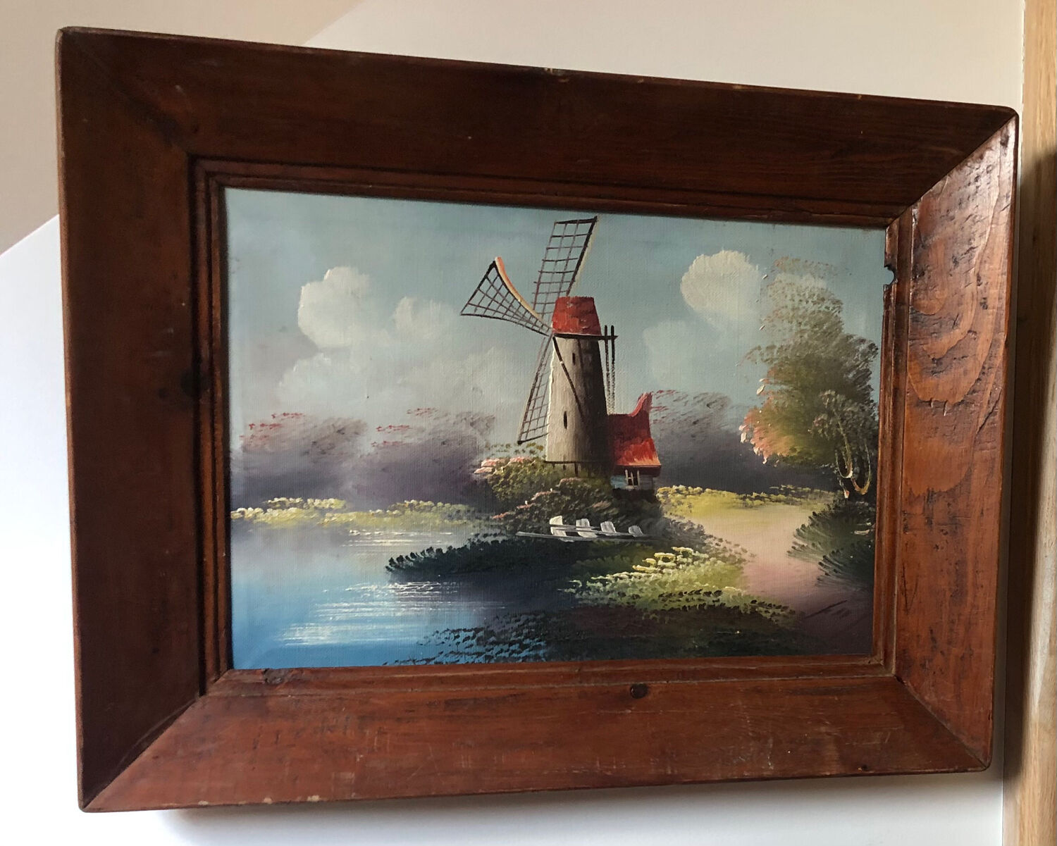 Netherlands mill painting