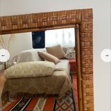 Rattan mirror year 70