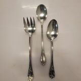 Christofle silver metal salad service mid-20th century