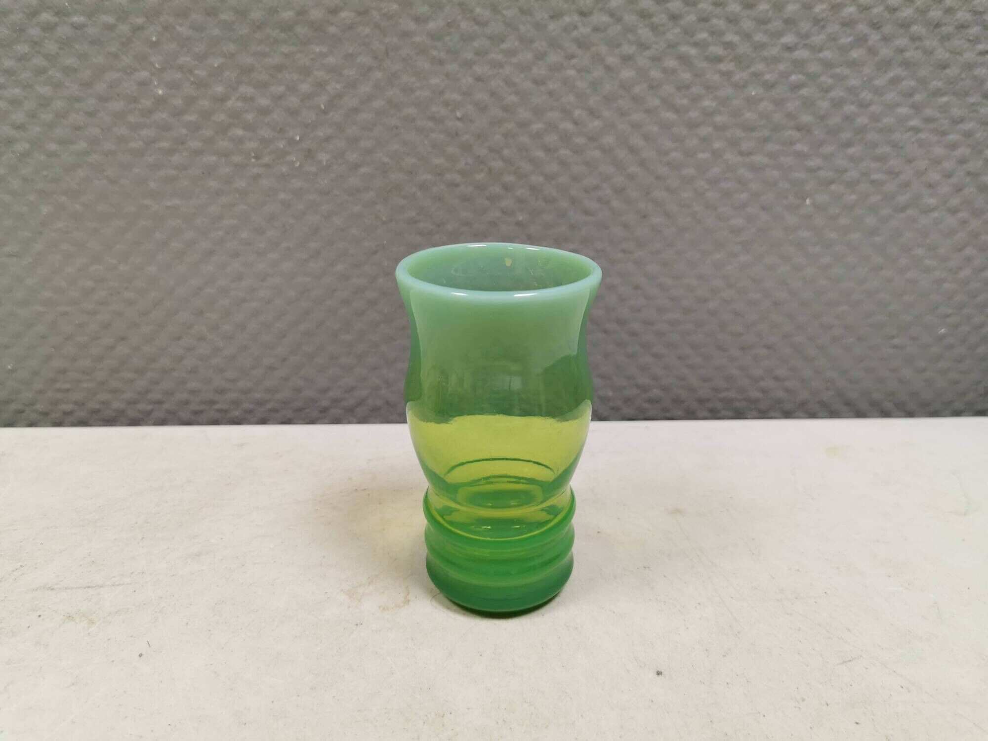 Vase from the 1970s made of soda-lime glass, designed by Lucyna Pijaczewska