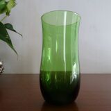 8 verres eau en verre soufflé vintage verts