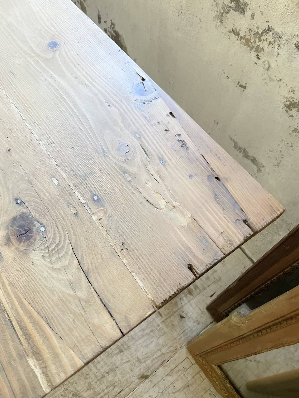 4m XXL pine and oak farmhouse table