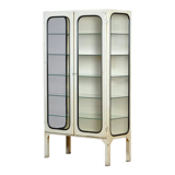 Glass & Iron Medical Cabinet 1970s