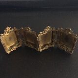 Old brass photo frame