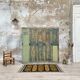 5-door cloakroom in patinated wood