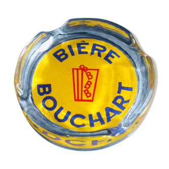 Vintage ashtray glass Beer Bouchart