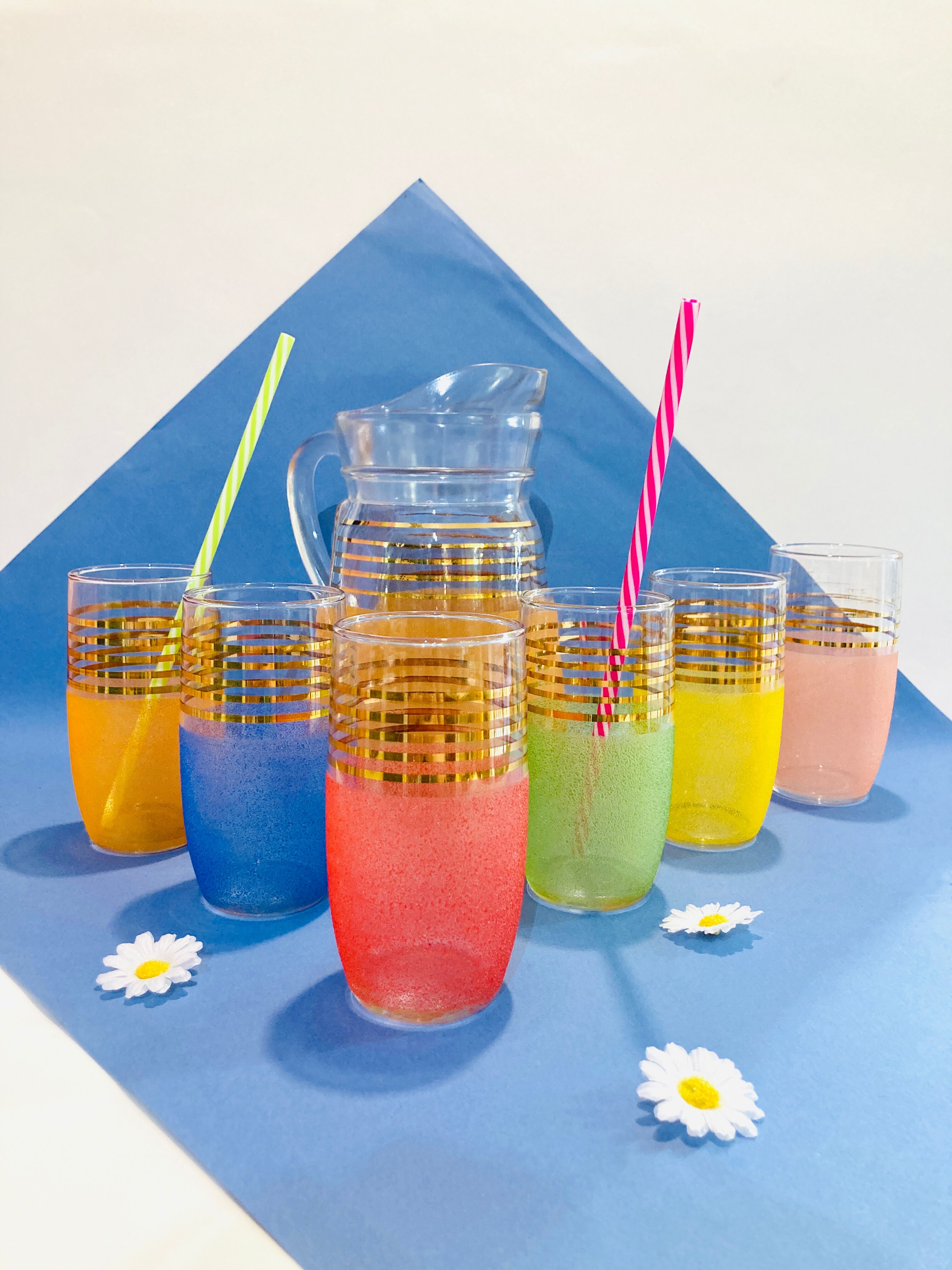 Orange decanter in granite 60