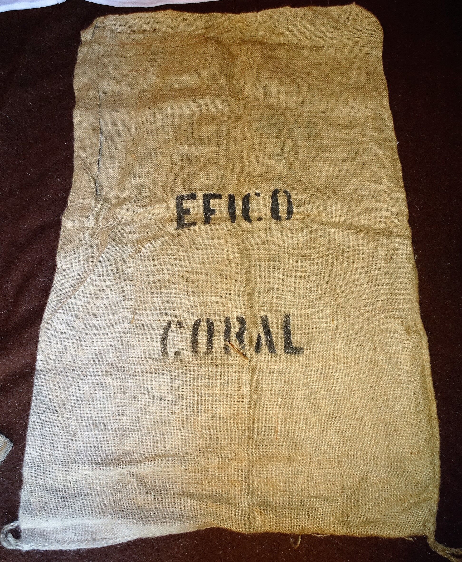 Burlap bag indian honduras