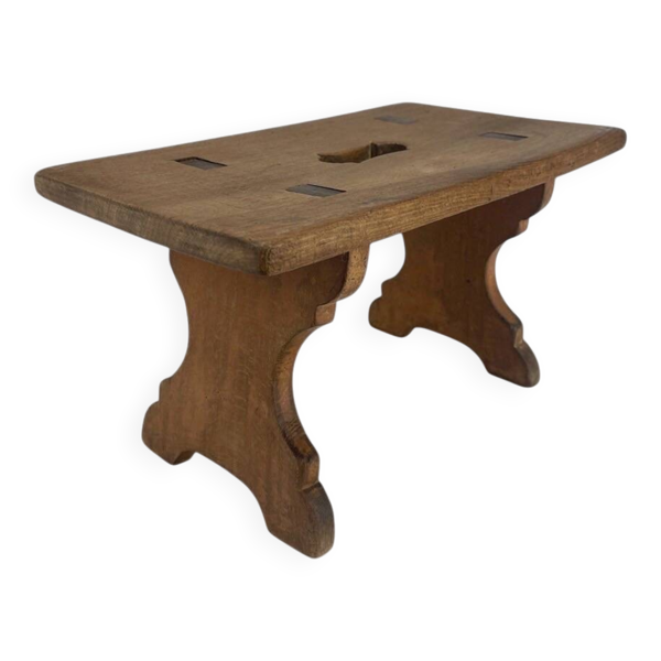 Tabouret banc à fente années 40