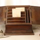 Antique table cabinet in solid mahogany XXth