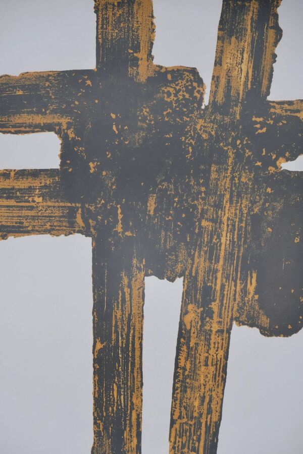 Pierre Soulages : Eau-forte XVIII - Affiche originale signée