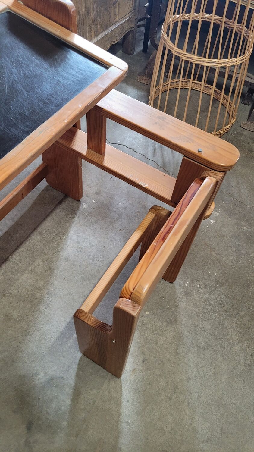 Bureau à système pliant pour enfant , vintage 1970