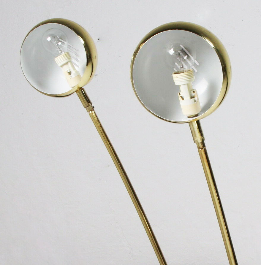 Large lamp arc 5 fires foot marble Reggiani. Italy, 70s