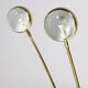Large lamp arc 5 fires foot marble Reggiani. Italy, 70s