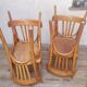 Series of 4 Luterma bistro chairs