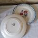 Flat earthenware plates by Digoin Sarreguemines