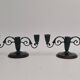Pair of rare decorative bronze candelabra, Danish Grace 1920s/30s