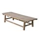 Zhuomian – Table basse avec plateau ancien en orme n°2