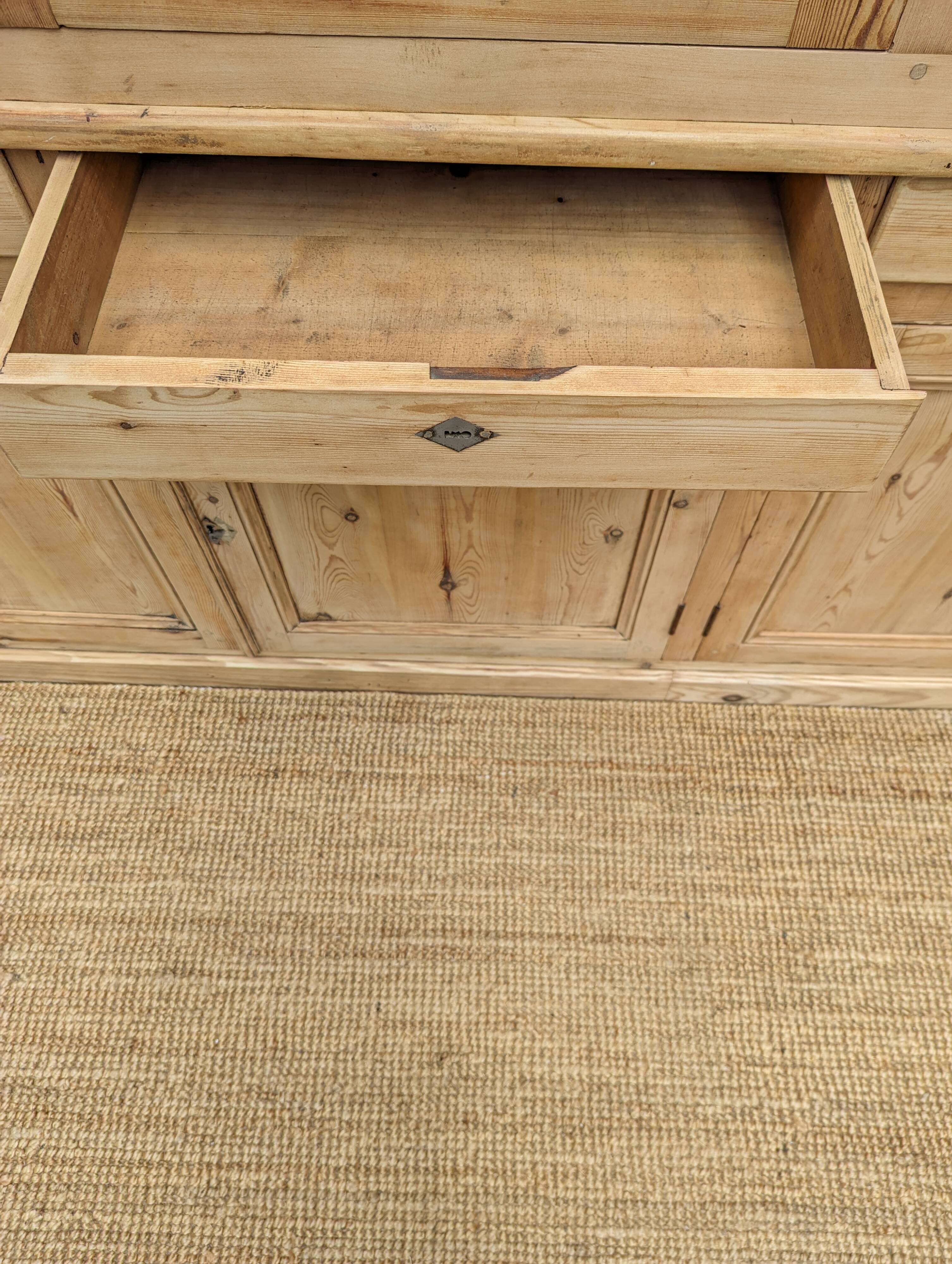 Old glazed furniture