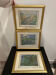 Ensemble de 3 reproductions encadrées – Claude Monet, Nymphéas