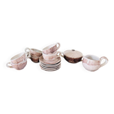 Vintage purple coffee set