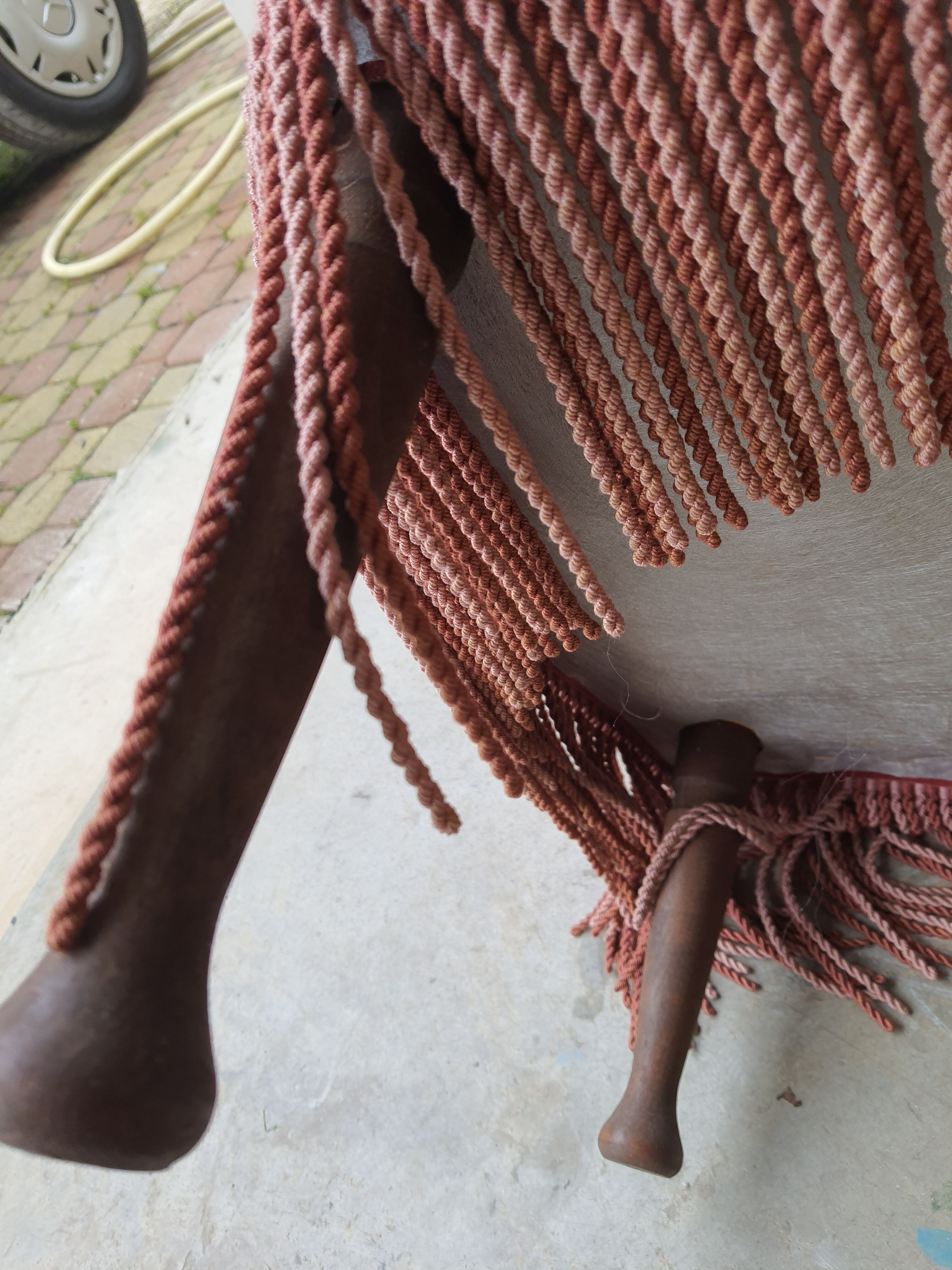 Vintage toad armchair