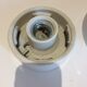 Vintage wall lamp or ceiling lamp in white porcelain and opaline glass