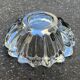 Art Deco molded glass ashtray by Pierre D'Avesn - Art Deco pocket emptier