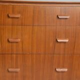 Vintage 1960s teak Scandinavian chest of drawers