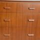 Vintage 1960s teak Scandinavian chest of drawers
