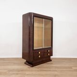 20th century Art Deco wooden display case
