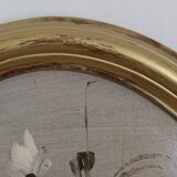 20th century oil on wood bouquet painting