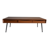 Table basse en acajou massif