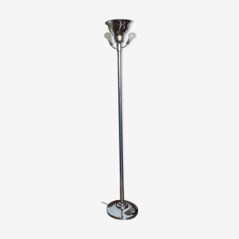 Art Deco aluminum floor lamp