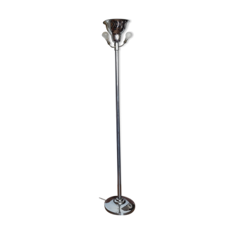 Art Deco aluminum floor lamp