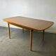 Schreiber Mid Century Extending Formica Dining Table Beech Legs 1960s-70s