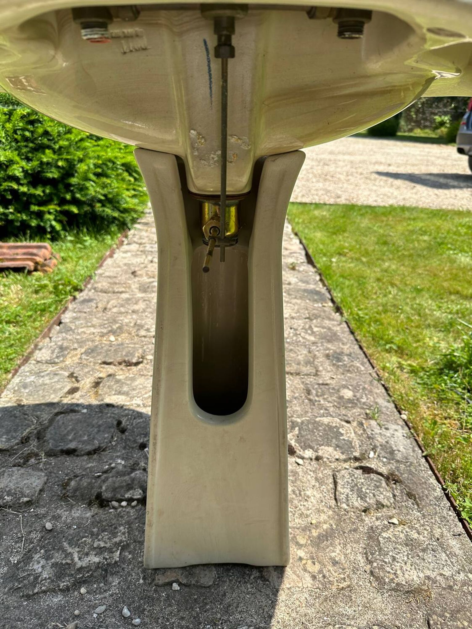 Lavabo vintage marbré -Idéal Standard