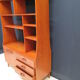 Library teak vintage double sided