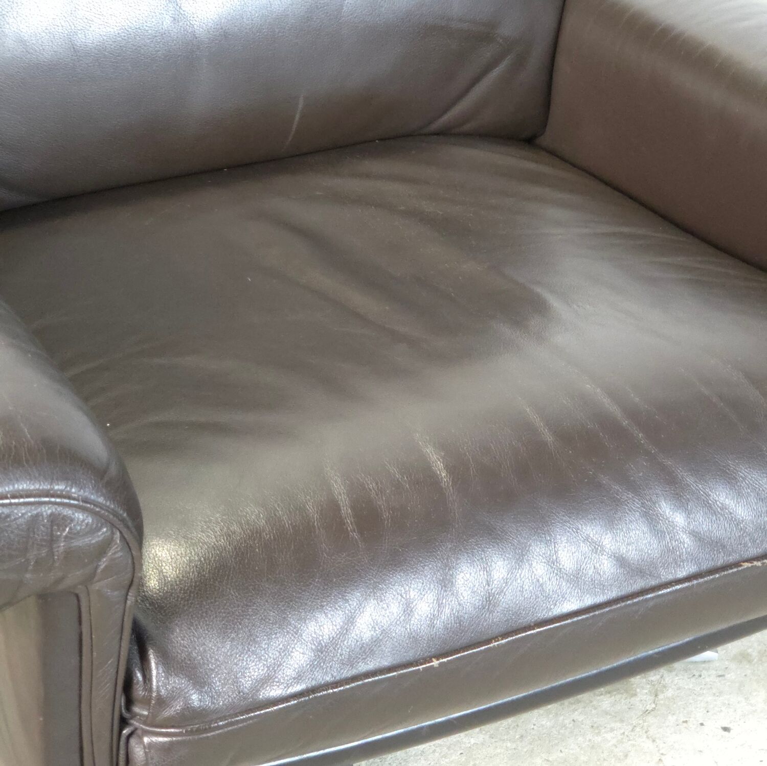 Vintage 1960s De Sede DS-31 leather lounge chair