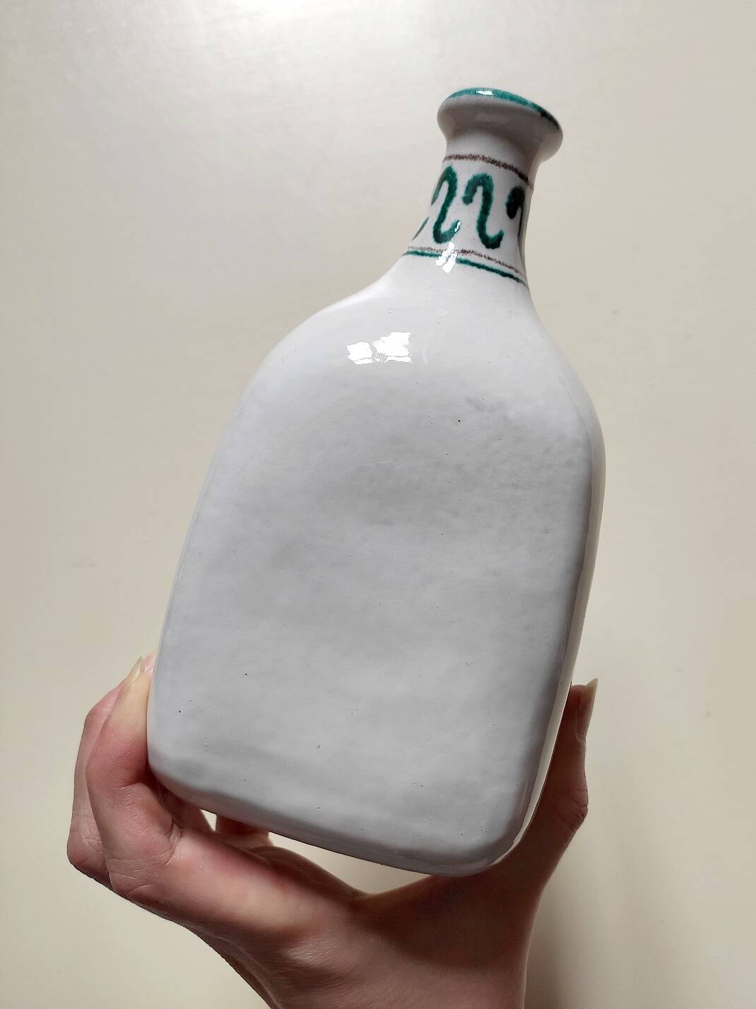 Large vintage Romano Innocenti bottle/soliflore