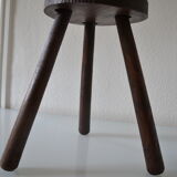 Brutalist modernist tripod stool 1950