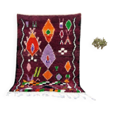 Burgundy Moroccan Berber rug 200cm x 300cm