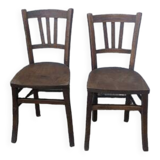 Pair of Luterma bistro chairs