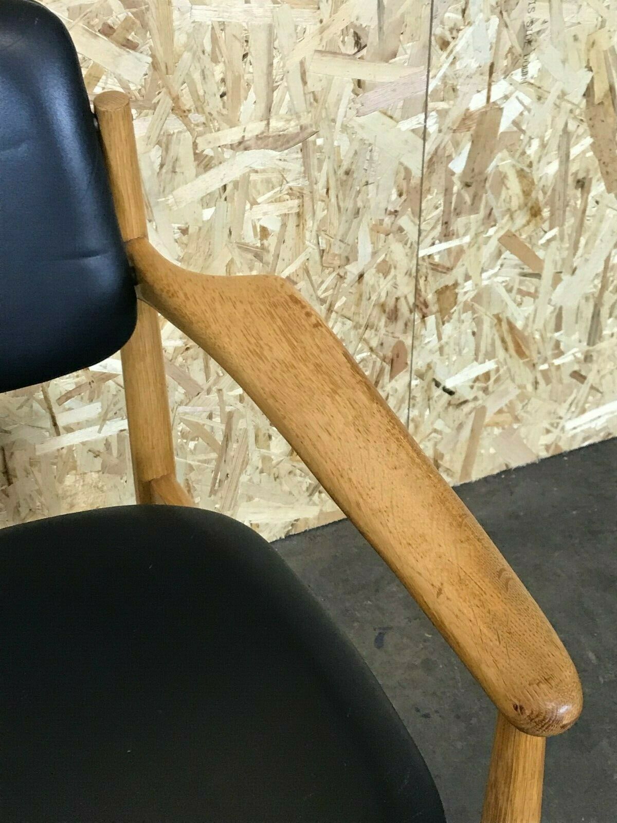 Danish armchair oak Eiche Denmark 60s