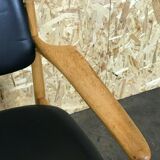 Danish armchair oak Eiche Denmark 60s