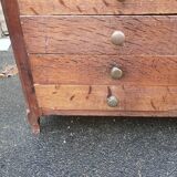 Meuble de metier chene debut XXe