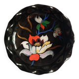 "bouquet - longwy" earthenware cup numbered / vintage