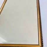 Old mirror in wood and gilded stucco, 114 x 93 cm