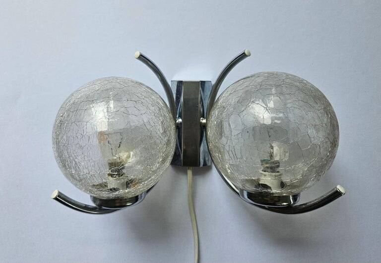 Rare Mid-Century Wall Lamp in the Style of Gaetano Sciolari, Italy, 1970s