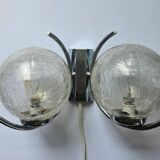 Rare Mid-Century Wall Lamp in the Style of Gaetano Sciolari, Italy, 1970s